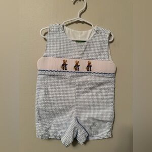 Classic Whimsy Smocked Bunny Jon Jon